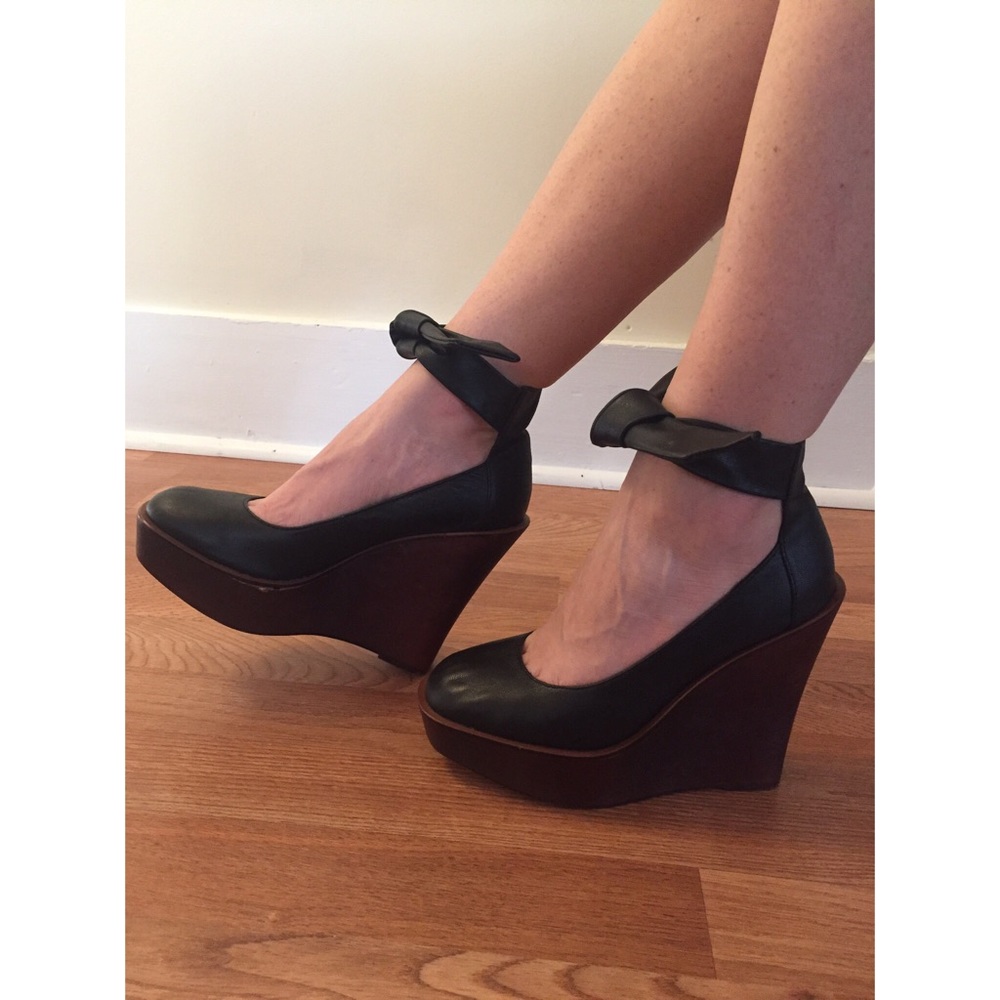 Urban Outfitters Tie Up Wooden Wedges